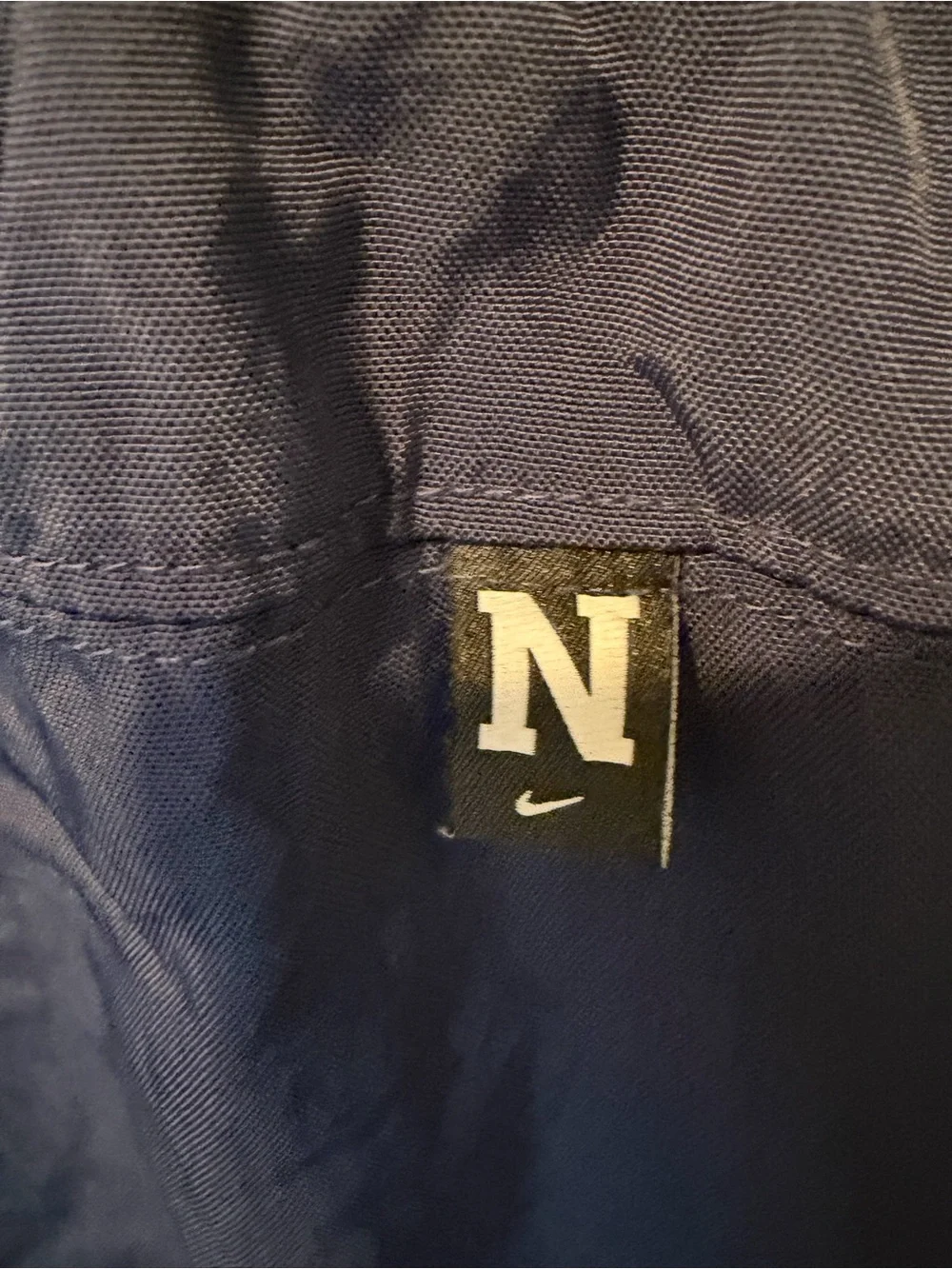 Vintage Nike Athletics Nylon Windbreaker Track Pants Navy Blue Boys Youth Large